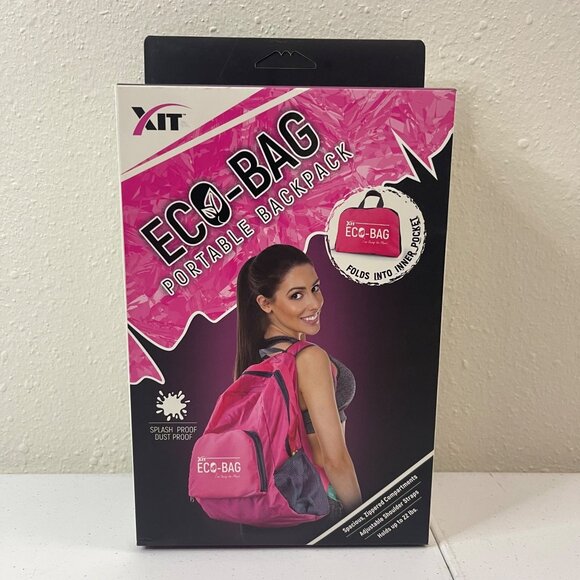 Xit Lightweight Splash Proof Material Packable & Foldable Backpack, New - Picture 5 of 8